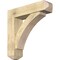 Ekena Millwork Thorton Craftsman Rough Sawn Bracket w/ Offset Brace, Douglas Fir, 8"W x 32"D x 32"H BKT0806X32X32THR04RDF - alternate 1